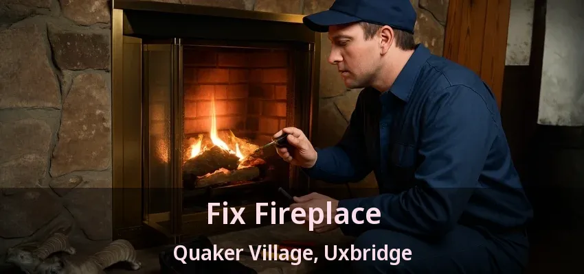 Fix Fireplace Quaker Village, Uxbridge - ON